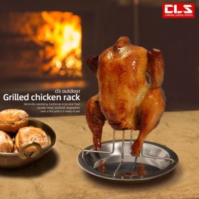 Outdoor camping BBQ grill fork