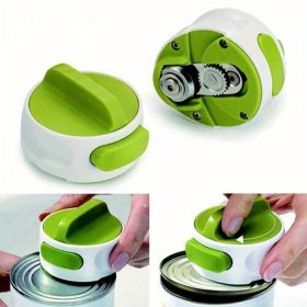 1 pc Compact Mini Can Opener - Easy to Use and Safe for Opening Beer and Jar Lids - Perfect Kitchen Gadget
