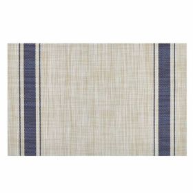 6 Pcs Japanese Style Placemats for Dining Table Woven PVC Non-Slip Kitchen Table Mats