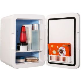 Vevor Mini Fridge for Bedroom, 10 Liter/12 Can Portable Fridges, Luxury Small Beverage Refrigerator