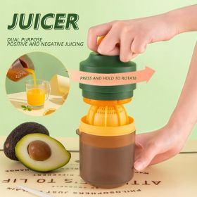 Mini Portable Manual Citrus Juicer, Lemon Lime Orange Juice Squeezer