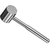 Meat Masher Stainless Steele Hammer Tool, Cube Steak Maker Meat Beater Tenderizing Mallet