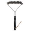 12 Inch BBQ Wire Grill Brush Triangular Stainless