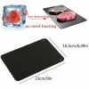 Defrosting Tray for Frozen Meat Rapid and Safer Way of Thawing Food Large Size Thaw by Miracle Natural Heating