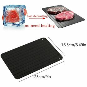 Defrosting Tray for Frozen Meat Rapid and Safer Way of Thawing Food Large Size Thaw by Miracle Natural Heating