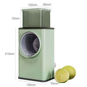 1pc Multifunctional Vegetable Cutter; Hand-cranked Slicer shredder; Large Capacity