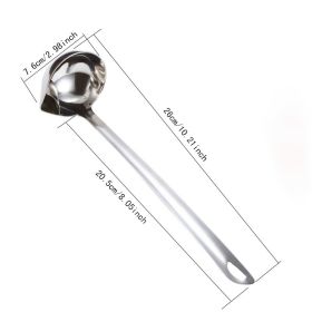 1pc Ladle Oil Separator; Stainless Steele Household Kitchen Tool