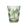 Palm Tree Design Acrylic Drinking Glasses