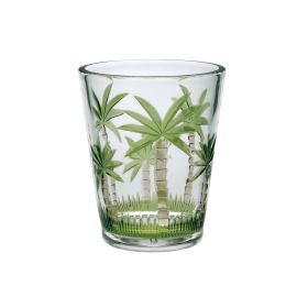 Palm Tree Design Acrylic Drinking Glasses