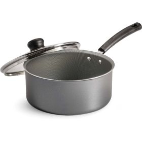 Tramontina PrimaWare 3 Quart Non-Stick Steel Gray Sauce Pan with Lid