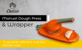 2-in-1 Manual Dough Press. Dumpling Empanada Pastrie Maker