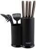 Cookit Brand Knife Block; Kitchen Universal Knife Holder without Knives; Detachable Knife Storage with Scissors Slot