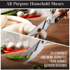 Master Maison 15-Piece Premium Kitchen Knife Set With Block | German Stainless Steel With Sharpener