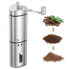 Hand Crank Conical Burr Grinder Stainless Steel for Coffee Beans or Pepper Corn