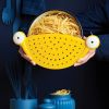 1pc Pasta Strainer - Cute Monster Eye Design - BPA Free Food Strainer For Kitchen - Kitchen Accessory Gift