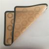 2-pack of non-stick silicone baking mats with cookie template for easy and reliable baking