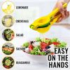 Metal 2-In-1 Lemon Lime Squeezer - Max Extraction Manual Citrus Juicer