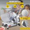 VEVOR Commercial Meat Slicer, 240W Electric Deli Food Slicer, 10 inch Carbon Steel Blade, 350-400RPM, 0 - 0.47 inch Thick