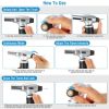 Culinary Butane Torch Chef Kitchen Cooking Tool Lighter Refillable Adjustable Flame with Safety Lock