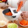 9 In 1 Multi-function Vegetable Cutting Tool for Kitchen; Household Potato Shredding Machine