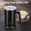 4 in-1 Milk Frother, Electric Milk Steamer 240ml/8.12oz Automatic Hot and Cold Milk Foam Maker and Milk Warmer