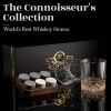 THE CONNOISSEUR'S WHISKEY CHILLING STONE SET - SIGNATURE GLASS EDITION