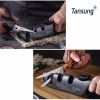 Knife Sharpener  3 Stage Kitchen Chef for Knife and Scissor Quickly Safely with Adjustable Angle Button