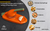 2-in-1 Manual Dough Press. Dumpling Empanada Pastrie Maker