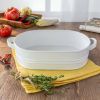 Better Homes & Gardens Porcelain Oval Bakeware Serving Dish, Oven to Table