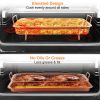 Crisper Tray Set Non Stick Cookie Sheet, Oven Tray or Air Fry Pan Grill Basket Dishwasher Safe Oil Free