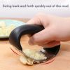 Anual Stainless Steel Rocker Garlic Press Mincer Tool Kitchen Gadgets