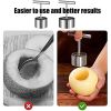 2 Sizes Kitchen Corring Tool 304 Stainless Steel Multifunction for Apple or Pear; Easy To Use Durable Core Remover