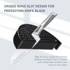 Cookit Brand Knife Block; Kitchen Universal Knife Holder without Knives; Detachable Knife Storage with Scissors Slot