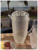 2.5 Quarts Plastic Pitcher with Lid, Diamond Cut Unbreakable with Spout BPA Free
