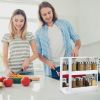 Swivel Cabinet Organizer Revolving Kitchen Rack Spice Organizer