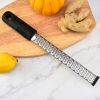 1pc Stainless Steel Lemon Zester & Cheese Grater; Kitchen Gadget