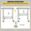 VEVOR Stainless Steel Work Table with Wheels 24 x 30 Heavy Duty for Home - Commercial Kitchen Business