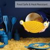 1pc Pasta Strainer - Cute Monster Eye Design - BPA Free Food Strainer For Kitchen - Kitchen Accessory Gift
