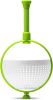 Spina | Easy-To-Use Salad Spinner | Non-Scratch, Nylon Spinning Colander with Collapsible Handle |  Green