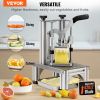 VEVOR Commercial Vegetable Dicer - Chopper 4 Blades French Fry Cutter
