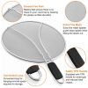 Grease Splatter Screen 13in Stainless Steel Fine Mesh