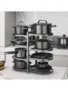 8 Tier Pots and Pans Lid Organizer Holder, Adjustable for Under Cabinet, Rack for Kitchen Storage
