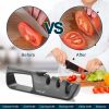Knife Sharpener  3 Stage Kitchen Chef for Knife and Scissor Quickly Safely with Adjustable Angle Button
