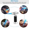 Culinary Butane Torch Chef Kitchen Cooking Tool Lighter Refillable Adjustable Flame with Safety Lock