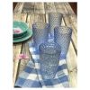 Plastic Diamond Cut Acrylic Drinking Glasses Set of 4