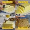 3 In 1 Stainless Steel Butter Spreader Knife, Curler Cutter
