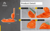 2-in-1 Manual Dough Press. Dumpling Empanada Pastrie Maker