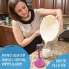 Pancake Batter Dispenser - Kitchen Must Have Tool for Perfect Pancakes, Cupcake, Waffle, Muffin Mix, Crepe & Cake