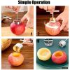 2 Sizes Kitchen Corring Tool 304 Stainless Steel Multifunction for Apple or Pear; Easy To Use Durable Core Remover