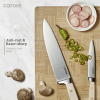 CAROTE 11PCS Knife Set with Block for kitchen, Stainless Steel Razor-Sharp Blade, Triple Riveted Ergonomic Handle